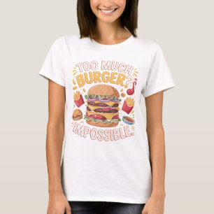 Retro Burgerliefhebber Typografie Ontwerp voor Foo T-shirt