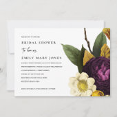  RETRO BURGUNDY GEEL PLATTELIJK VRIJGEZELLENFEEST KAART (Voorkant)