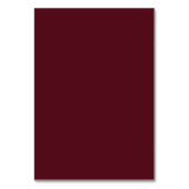 Retro Burgundy Ivory Wedding Seating Guest Names Kaart (Achterkant)