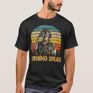 Retro Burning Art Spear Music Jamaican Sin T-shirt