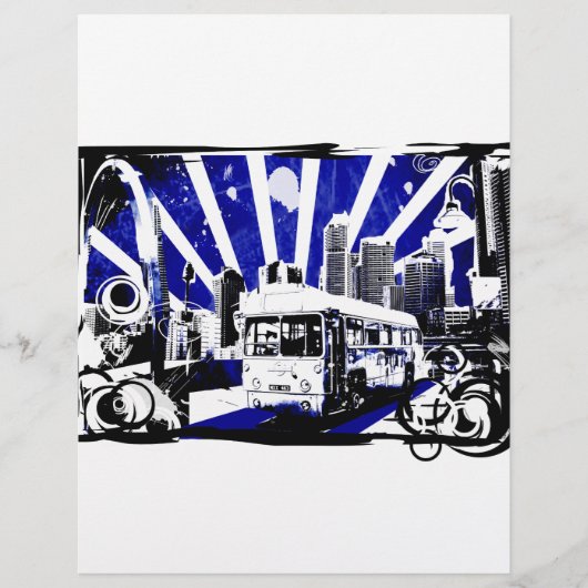 Retro Bus Flyer (Voorkant)