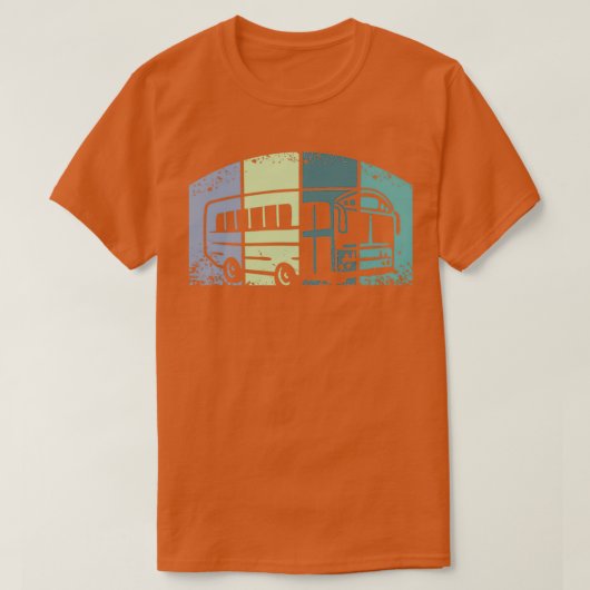 Retro Bus T-shirt (Design voorkant)