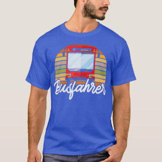Retro-buschauffeur  cadeauidee t-shirt