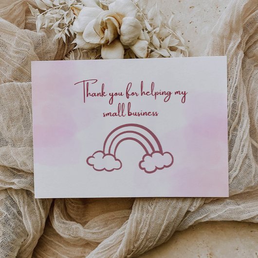 Retro Business bedankkaart