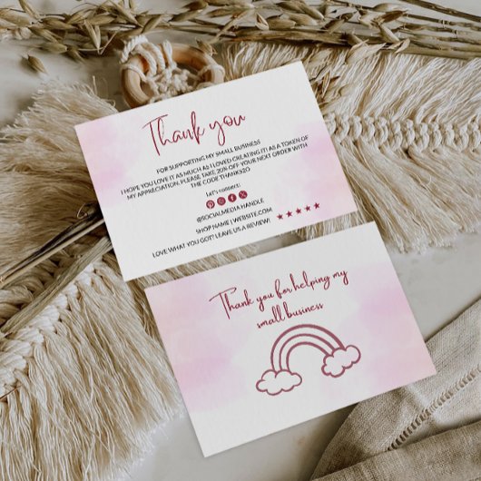 Retro Business bedankkaart