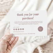 Retro Business bedankkaart