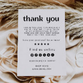 Retro Business bedankkaart