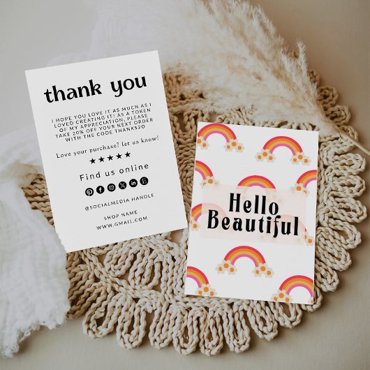 Retro Business bedankkaart