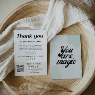 Retro Business bedankkaart