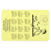 Retro Business Man 2013 Agenda Magneet (Horizontaal)