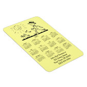 Retro Business Man 2013 Agenda Magneet (Rechterzijde)