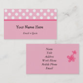 Retro Business- of profielkaart Visitekaartje (Voorkant / Achterkant)