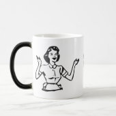 Retro Busy Houseechtgenote Magische Mok (Links)