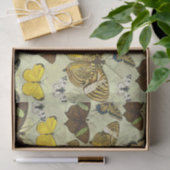 Retro Butterflies Patroon Tissuepapier (Geschenk)