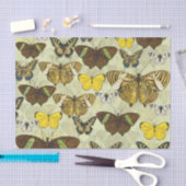 Retro Butterflies Patroon Tissuepapier (Craft)
