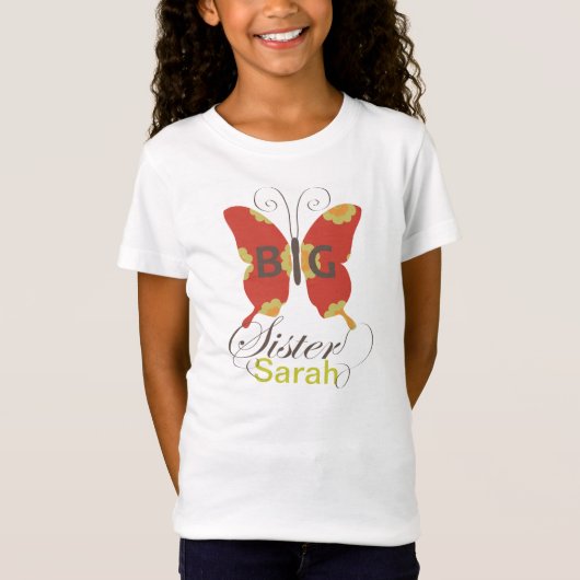 Retro Butterflies T-shirt C2 (Voorkant)