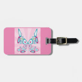 Retro Butterfly Abstracte Pop Art Bagagelabel (Voorkant horizontaal)