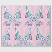 Retro Butterfly Abstracte Pop Art Cadeaupapier (Vlak)