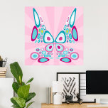 Retro Butterfly Abstracte Pop Art Poster<br><div class="desc">Transformeer uw ruimte met dit **Abstracte Retro Butterfly Poster**, met een levendig en kleurrijk vlinderontwerp dat geometrische patronen combineert met een eigentijdse pop-art twist. Dit in het oog springende kunstwerk is perfect voor het toevoegen van een unieke en artistieke touch aan elke kamer, waardoor het ideaal is voor slaapkamers, woonkamers...</div>