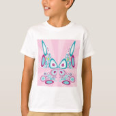 Retro Butterfly Abstracte Pop Art T-shirt (Voorkant)