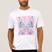 Retro Butterfly Abstracte Pop Art T-shirt (Voorkant)