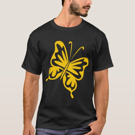 Retro Butterfly - Amber T-shirt (Voorkant)