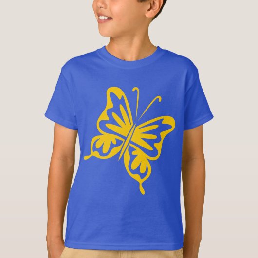 Retro Butterfly - Amber T-shirt (Voorkant)