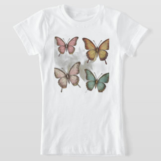 Retro Butterfly Bliss: geïnspireerd T-shirt