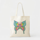 Retro Butterfly Canvas tas (Voorkant)