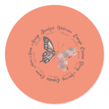 Retro Butterfly Christelijk Quottes Design