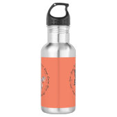 Retro Butterfly Christelijk Quottes Design Waterfles (Voorkant)