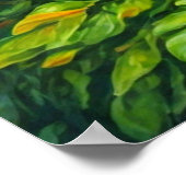 Retro Butterfly illustratie Poster (Hoek)