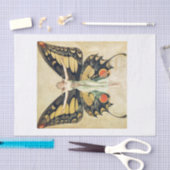  Retro Butterfly Pinup Girl Tissuepapier (Craft)