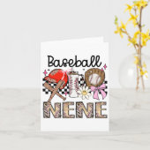 Retro Bysebyll Nene Leopard Proud Byll Nene Kaart (Gele Bloem)