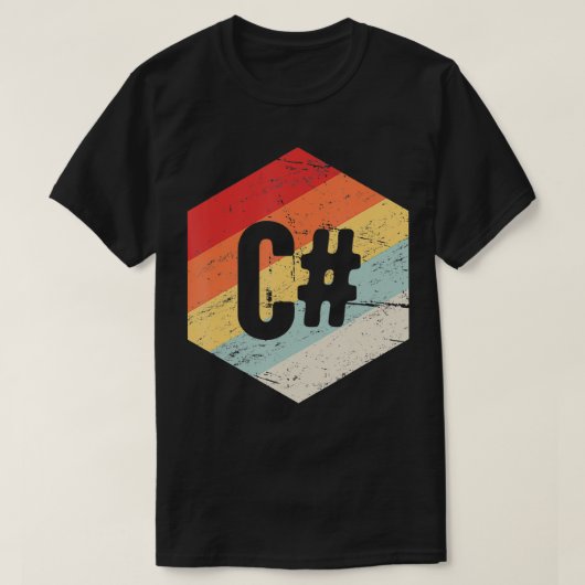 Retro C T-shirt (Design voorkant)
