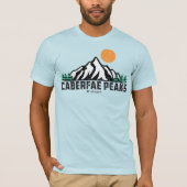 Retro Caberfae Peaks Ski T-shirt (Voorkant)
