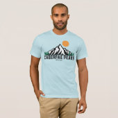Retro Caberfae Peaks Ski T-shirt (Voorkant volledig)