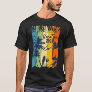 Retro Cabo San Lucas 2023 Vacatie G van de Mexicaa T-shirt
