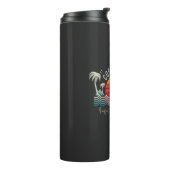 Retro Cacao Beach Thermosbeker (Gedraaid links)
