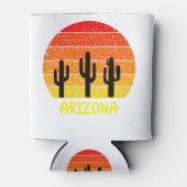  Retro Cactus Arizona Sunset Blikjeskoeler (Voorkant)