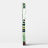 Retro cactus ontwerp: naadloze stof textuur Case-Mate iPhone case (Achterkant / Links)