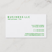 retro CADDY Visitekaartje (Achterkant)