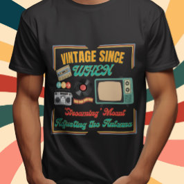 Retro cadeau T-shirt - Retro verjaardagscadeau 