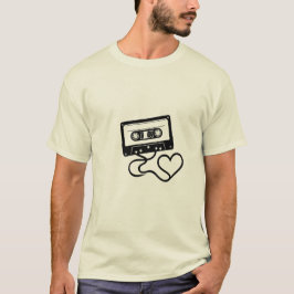 Retro cadeau voor papa of mama - Cassette T-shirt