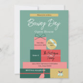 Retro Cadeauboxen Unieke Boxing Day Holiday Kaart (Voorkant)