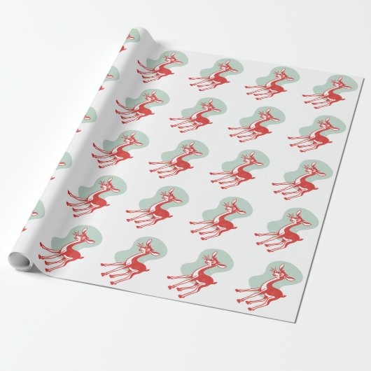 Retro Cadeaupapier (Uitgerold)