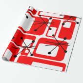 Retro Cadeaupapier (Uitgerold)