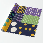 Retro Cadeaupapier (Uitgerold)