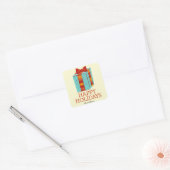Retro Cadebox Kerst sticker (Envelop)