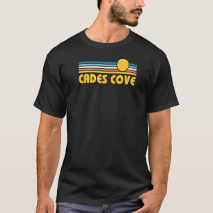 Retro Cades Cove Great Smoky Mountains Sunset T-shirt
